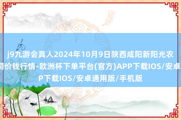 j9九游会真人2024年10月9日陕西咸阳新阳光农副居品有限公司价钱行情-欧洲杯下单平台(官方)APP下载IOS/安卓通用版/手机版