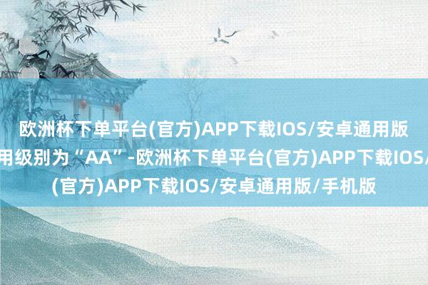 欧洲杯下单平台(官方)APP下载IOS/安卓通用版/手机版彤程转债信用级别为“AA”-欧洲杯下单平台(官方)APP下载IOS/安卓通用版/手机版